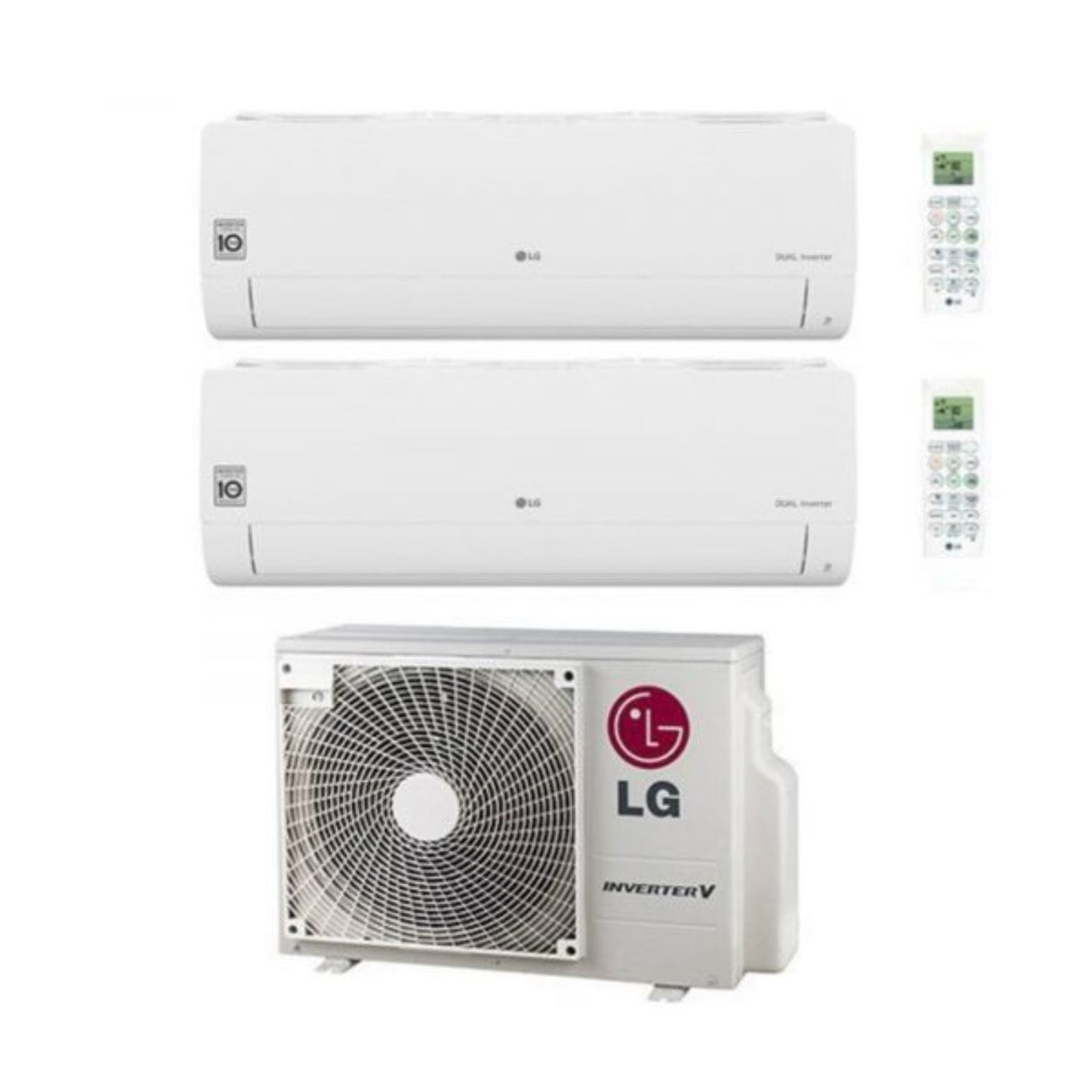 climatizzatore condizionatore lg dualsplit inverter serie libero smart 7_12 con mu2r15 ul0 r 32 7000_12000 wi fi 8471