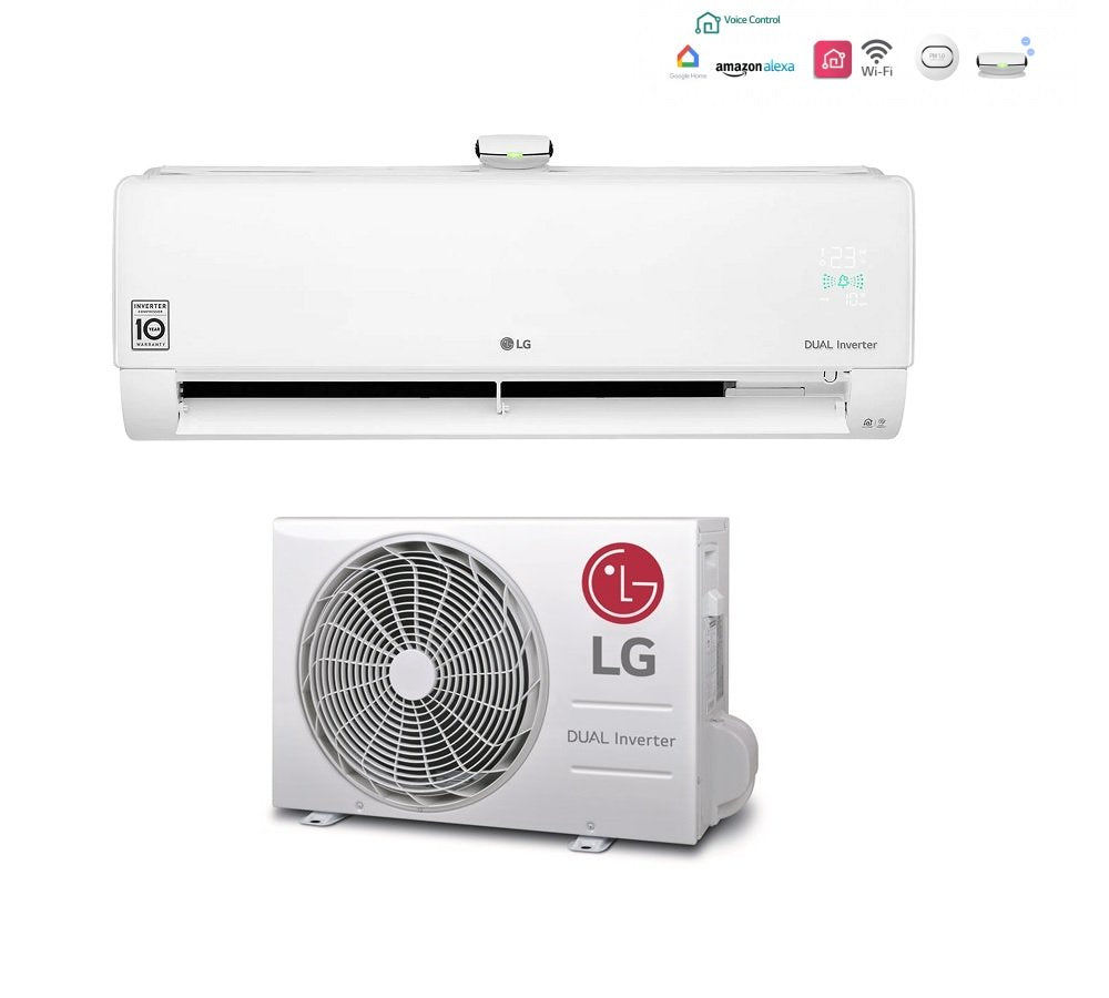 climatizzatore condizionatore lg inverter dualcool atmosfera 9000 btu r 32 ap09rt a__ wi fi integrato purificatore d aria 9004