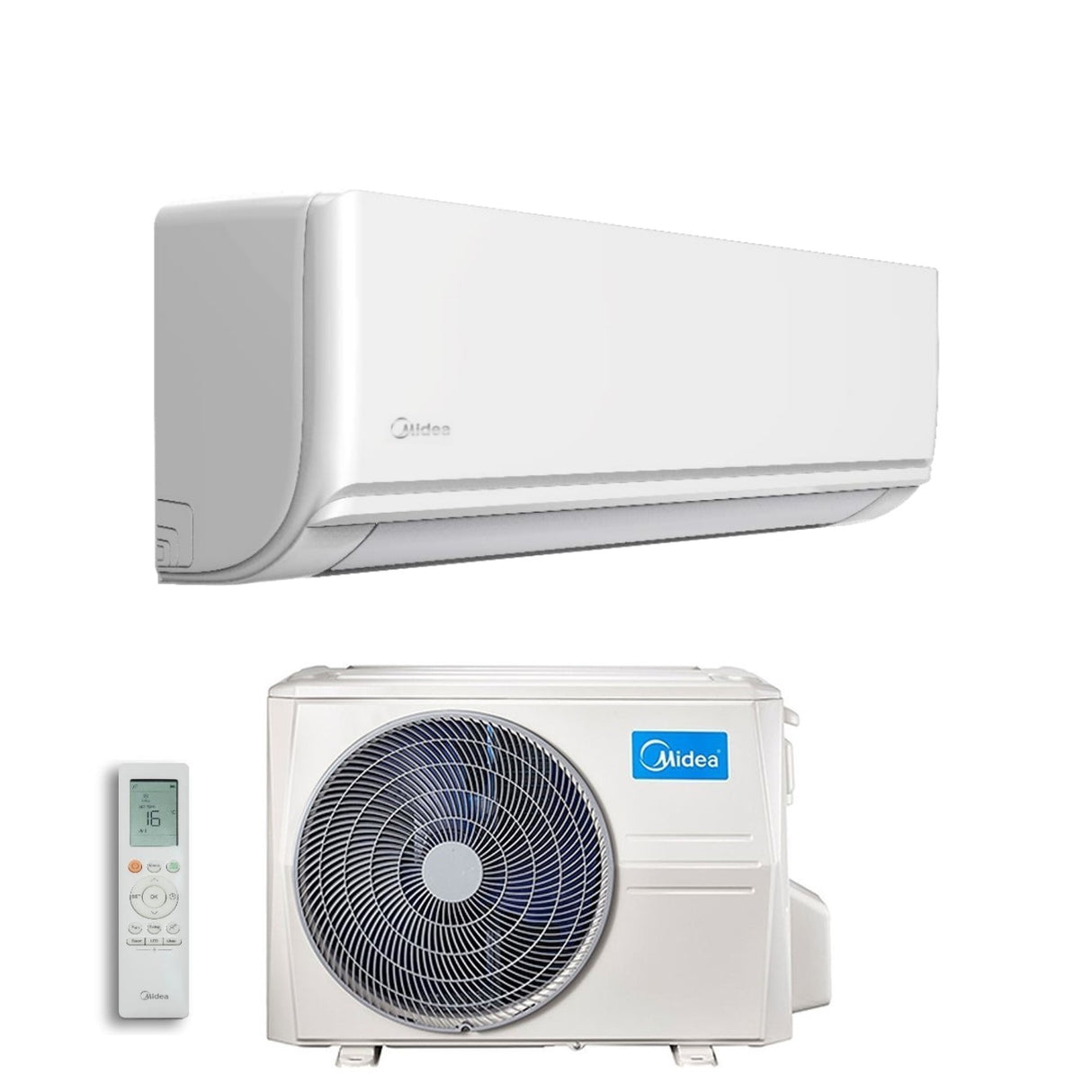 climatizzatore condizionatore midea inverter serie exclusive 24000 btu msagwdu 24hrfn8 r 32 wi fi optional classe a++ a+
