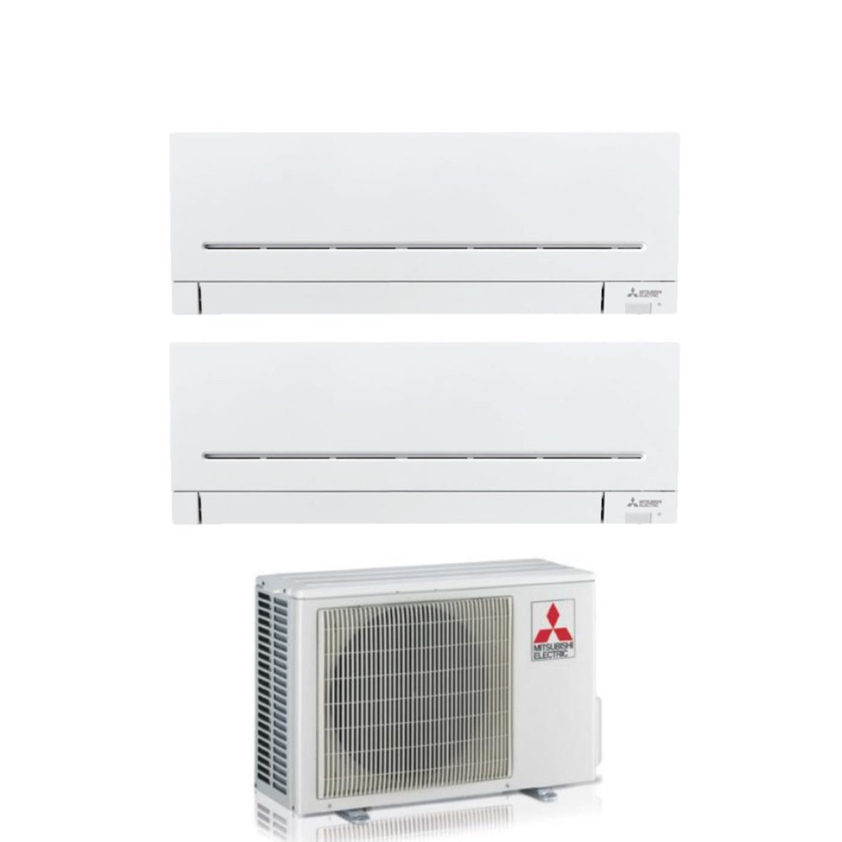 climatizzatore condizionatore mitsubishi dual split inverter serie ap 9_18 con mxz 2f53vf r 32 modello plus 9000_18000 wi fi optional