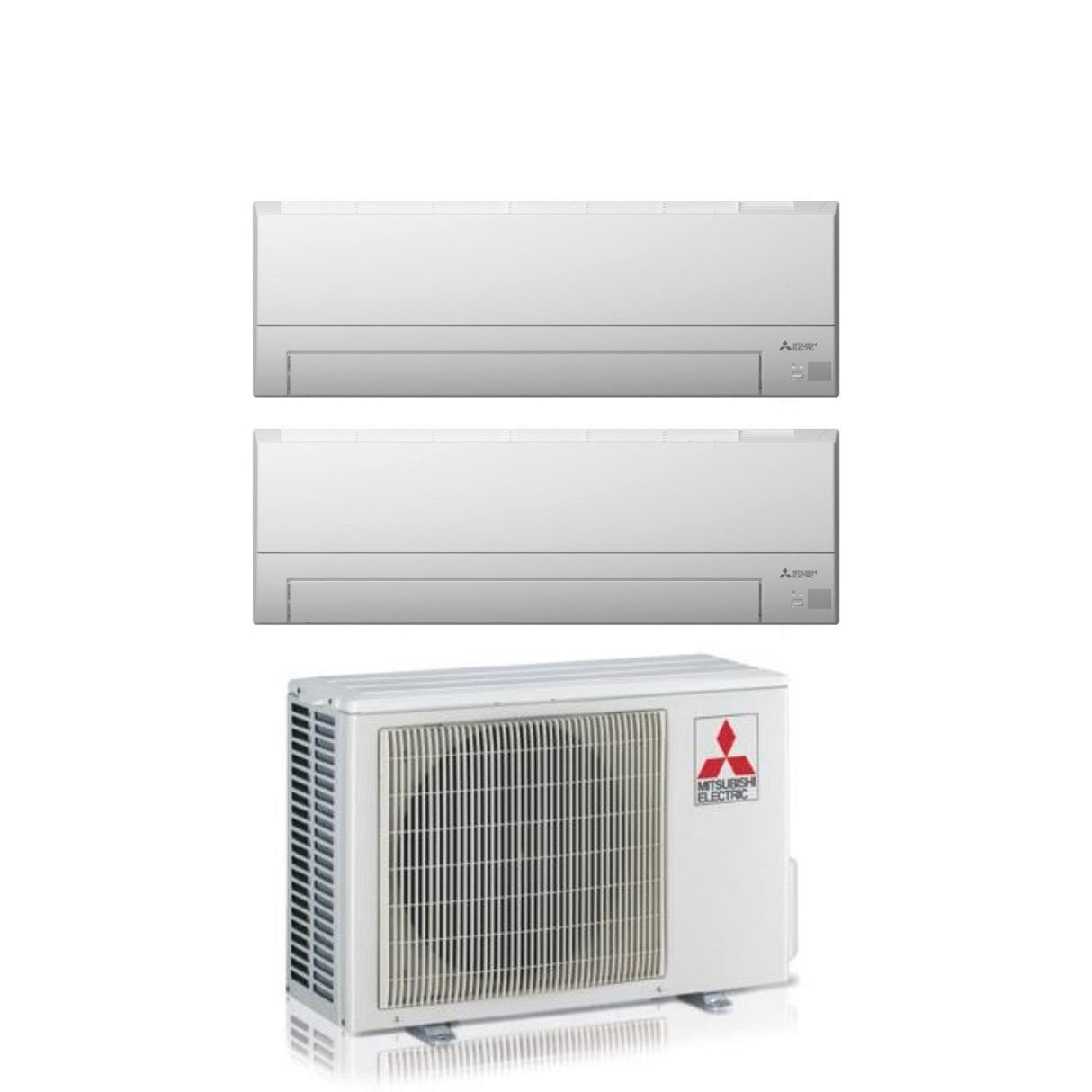 climatizzatore condizionatore mitsubishi electric dual split serie bt 9_12 con 2f53vf2 3 gas r 32 wi fi optional 9000_12000 novita