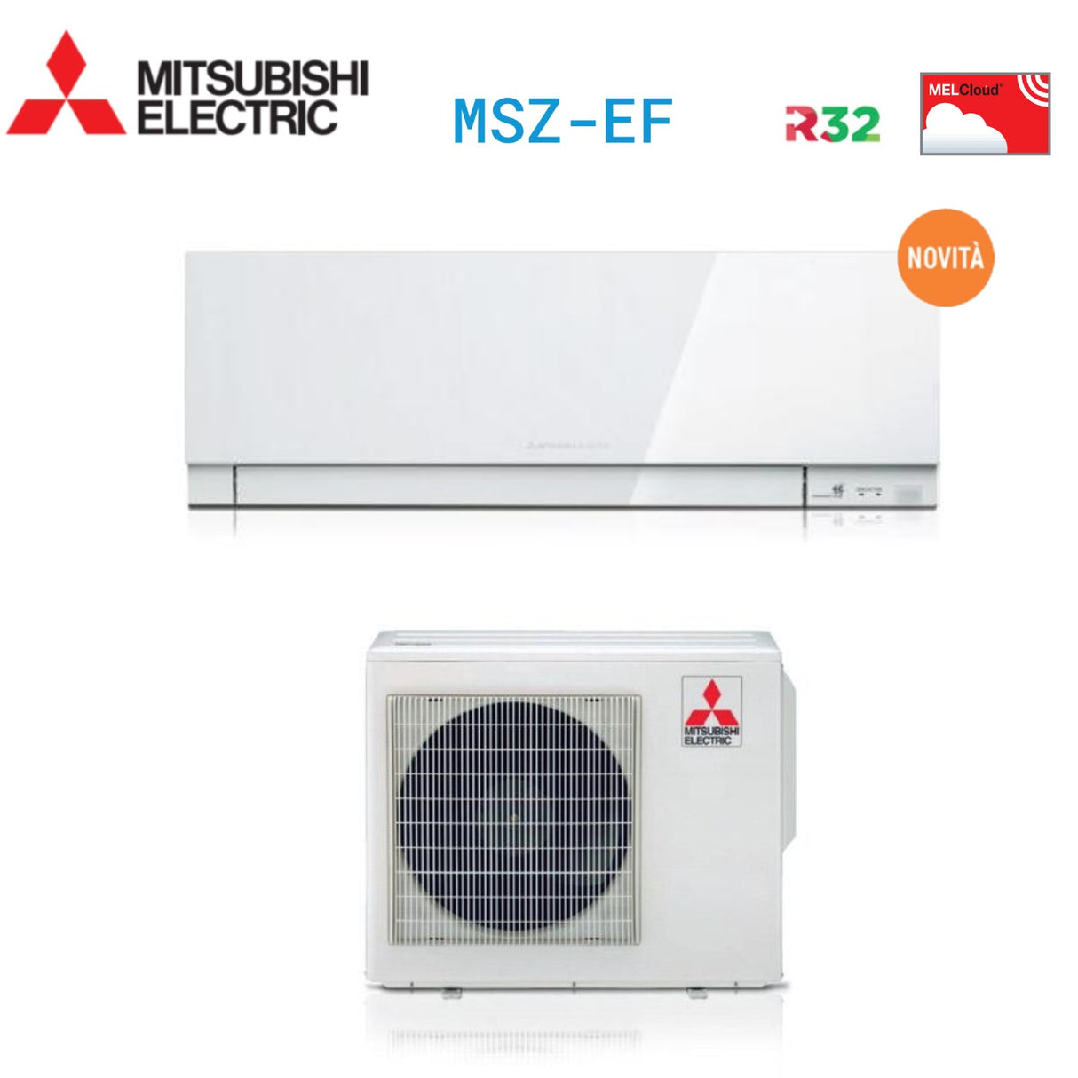 climatizzatore condizionatore mitsubishi electric inverter kirigamine zen r 32 white 9000 btu msz ef25vgw bianco a___ novita