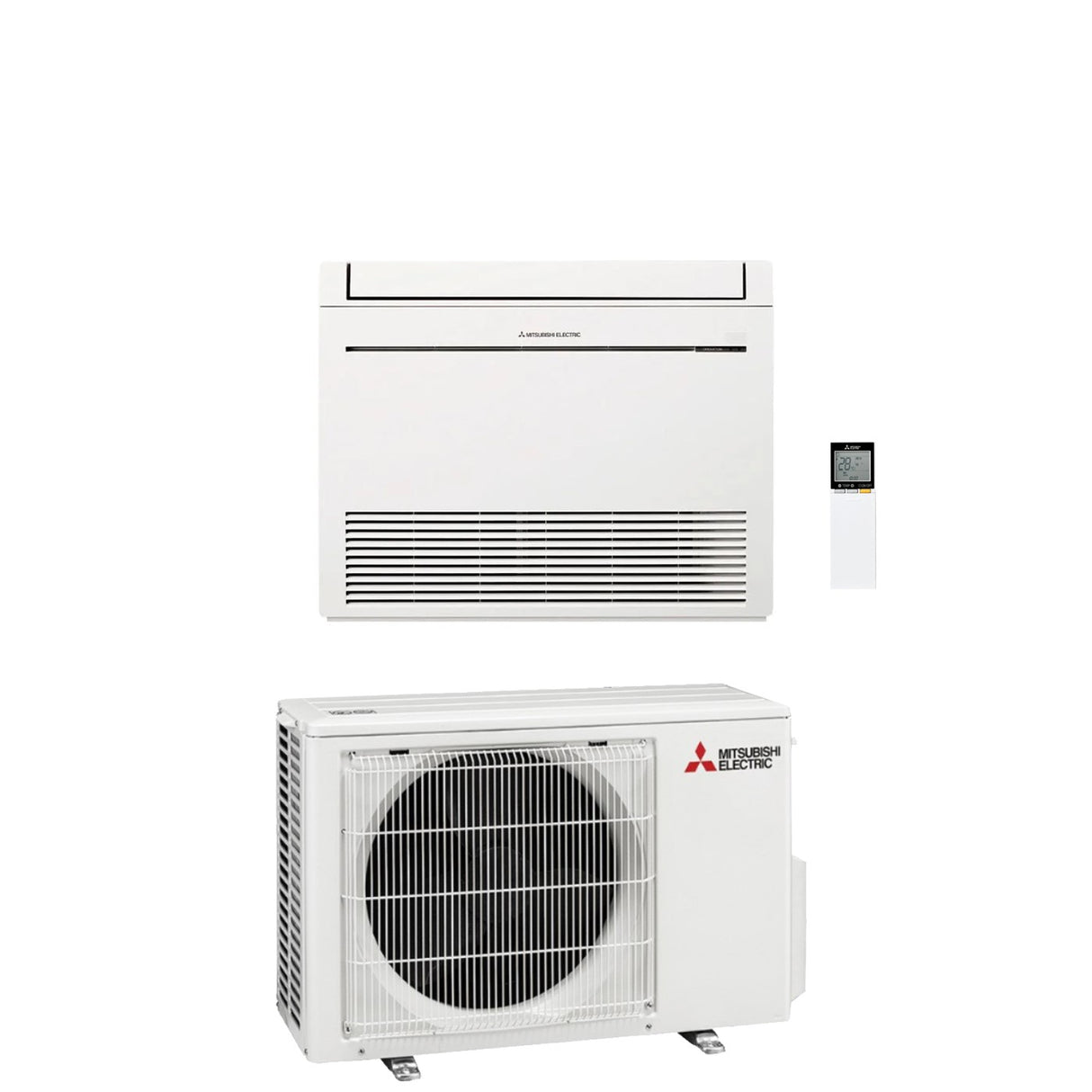 climatizzatore condizionatore mitsubishi electric inverter pavimento mfz kt50 18000 btu gas r 32 wi fi optional