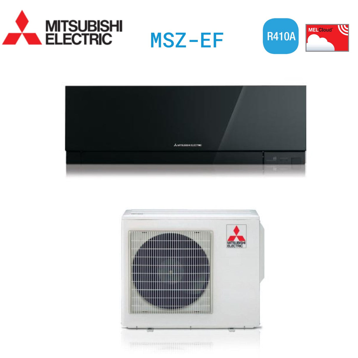 climatizzatore condizionatore mitsubishi electric inverter serie kirigamine zen 15000 btu msz ef42ve3b black r 410 classe a___ nero new 2018