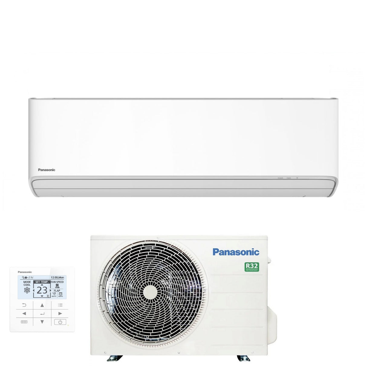 climatizzatore condizionatore panasonic inverter serie cs 12000 btu cs z35ykea r 32 wi fi integrato classe a+++ a++ con comando a filo incluso