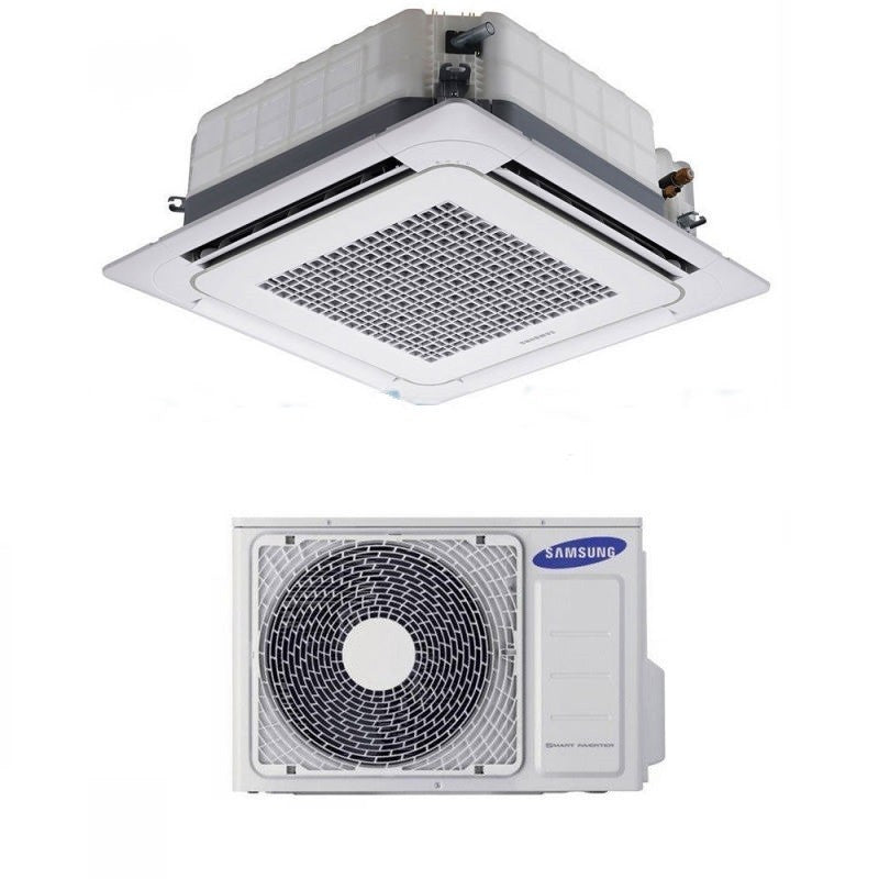 climatizzatore condizionatore samsung mini cassetta a 4 vie 24000 btu ac071nnndkh eu r410a con comando a filo