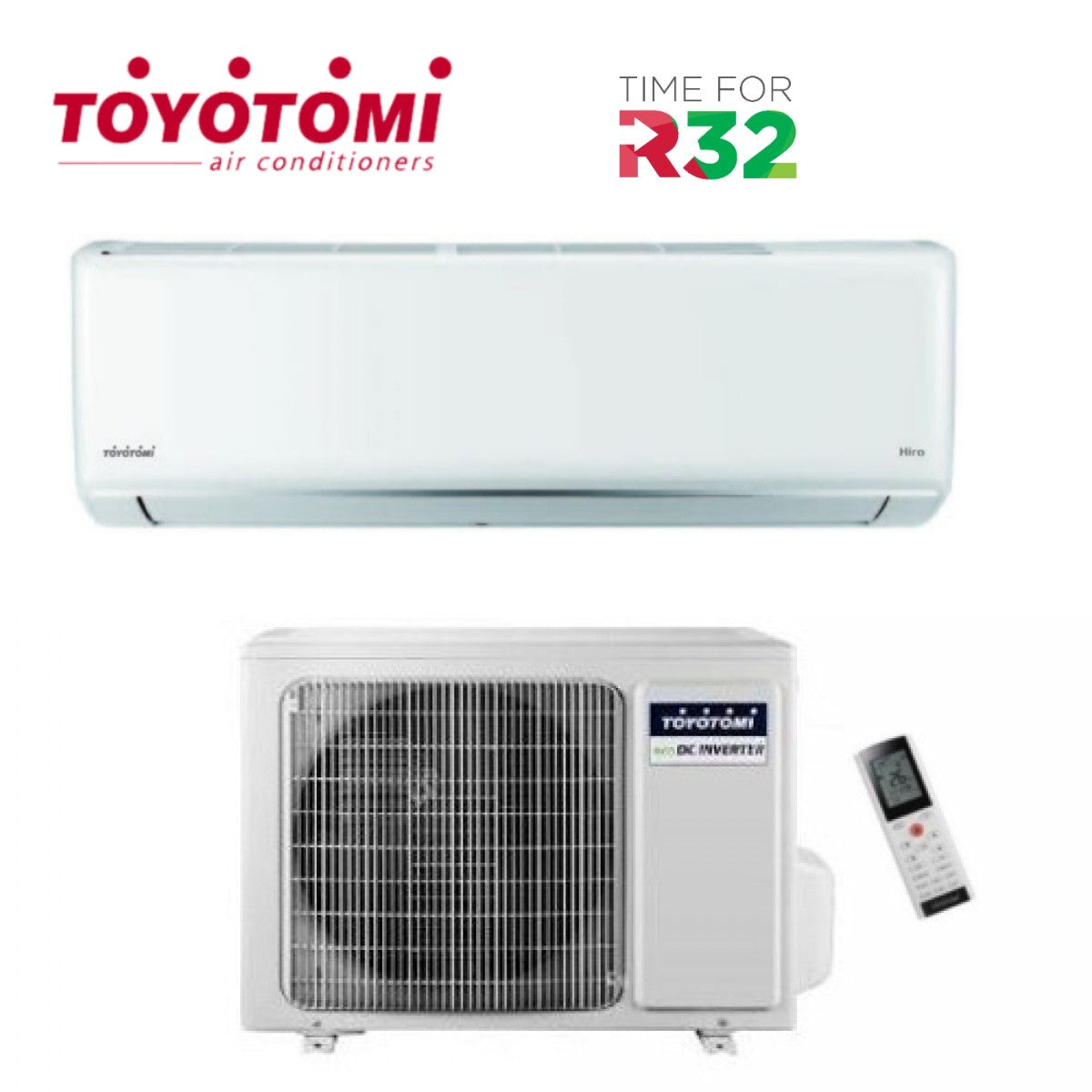 climatizzatore condizionatore toyotomi inverter serie hiro 21000 btu r 32 wi fi incluso classe a__ a___ 5028