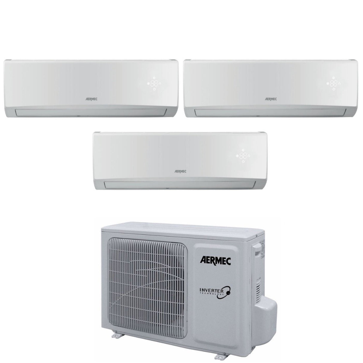 climatizzatore condizionatore trial split inverter aermec slg r 32 9000_12000_12000 btu con mlg630 9_12_12 wi fi optional