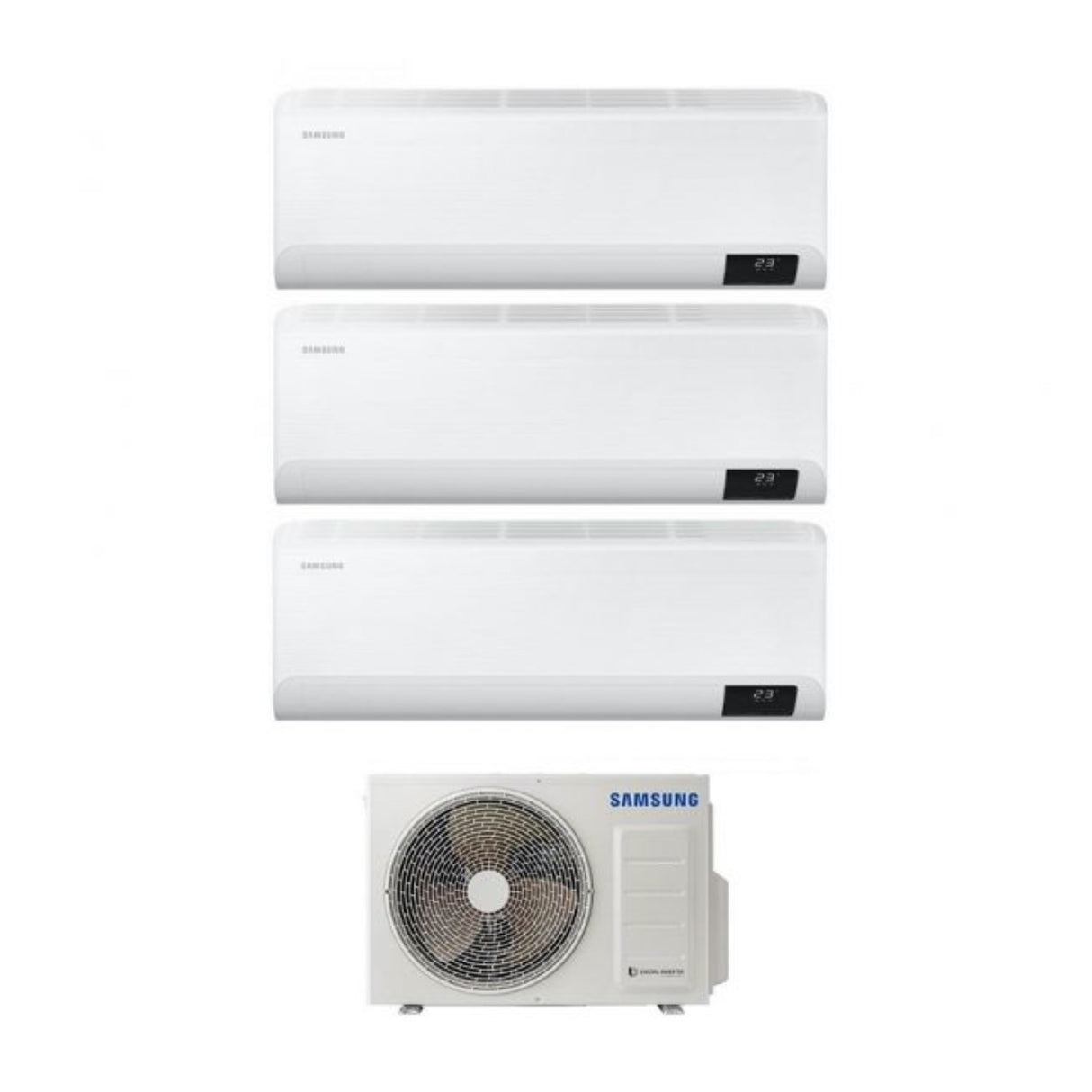 climatizzatore condizionatore trial split inverter samsung serie cebu 12000_12000_12000 btu con aj068txj3kg a__ wi fi 12_12_12 novita