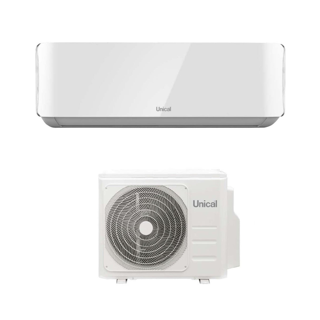 climatizzatore condizionatore unical inverter serie air cristal 13000 btu kmun 13h r 32 wi fi optional