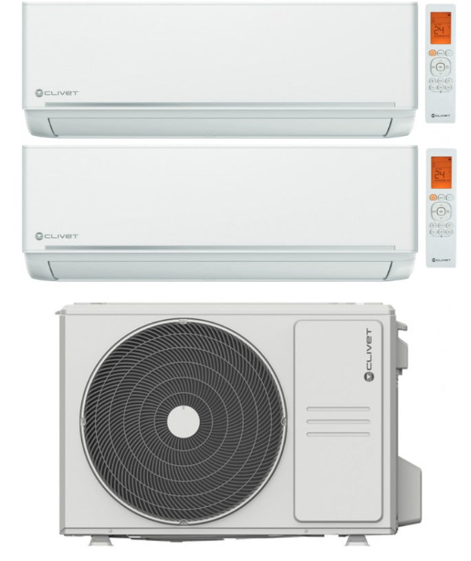 clivet climatizzatore condizionatore clivet trial split inverter ezcool 900012000 btu con mu2 y79m wi fi optional 912
