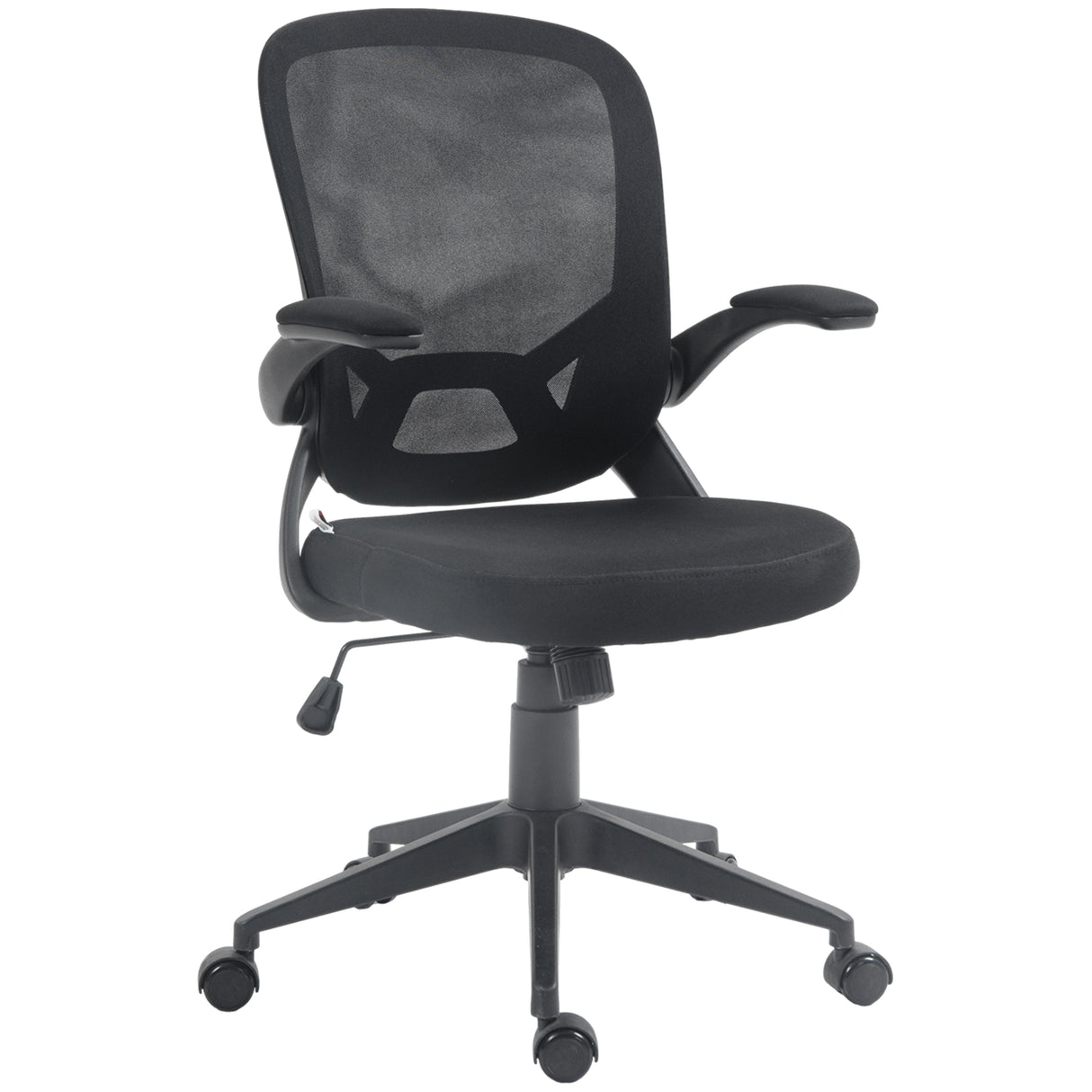 easycomfort easycomfort sedia da ufficio ergonomica con altezza regolabile braccioli ribaltabili e tessuto a rete nero