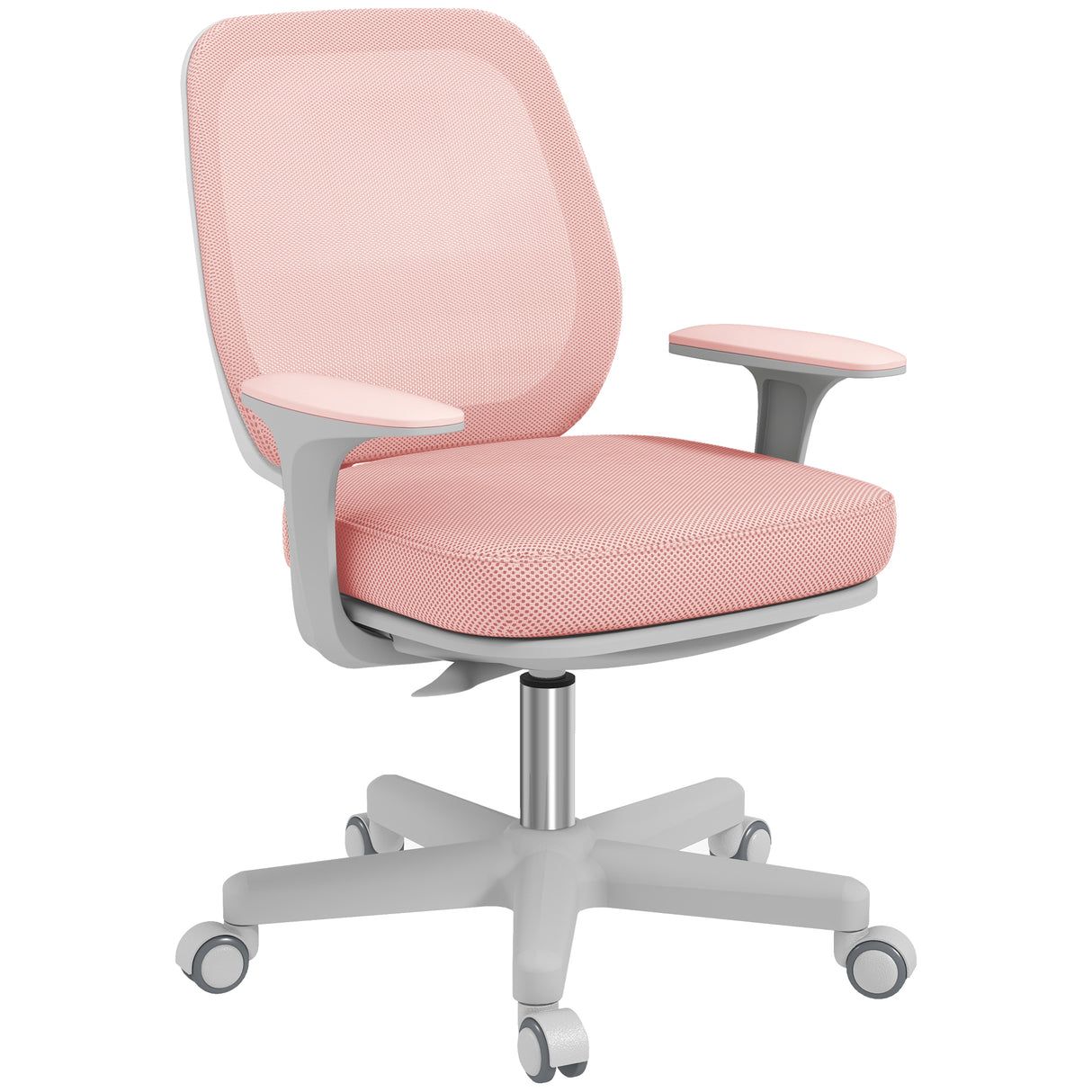 easycomfort easycomfort sedia da ufficio ergonomica e reclinabile ad altezza regolabile con 5 rotelle 55x48x82 5 94 5 cm rosa