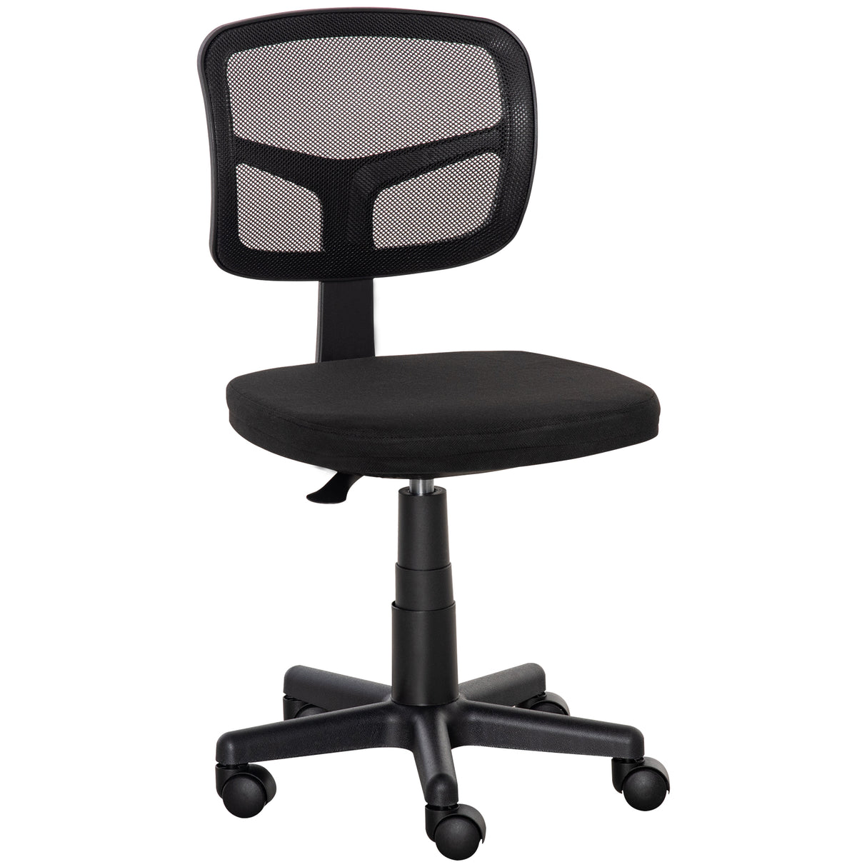 easycomfort easycomfort sedia da ufficio ergonomica in rete senza braccioli e regolabile in altezza nero