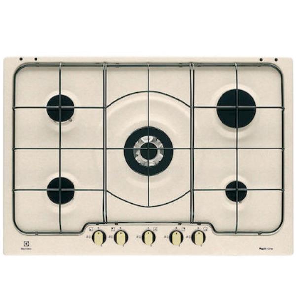 electrolux piano cottura a gas electrolux rgg7253oon 5 fuochi l74xp51 sabbia ean 7332543398058