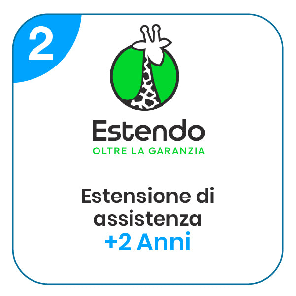 estendo 2 anni aggiuntivi di assistenza per guasti e malfunzionamenti per condizionatori monosplit ean 8058754043585