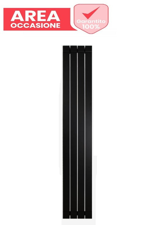 fondital area occasioni 3076 radiatore in alluminio fondital garda s90 da 3 a 6 elementi con interasse 2000 mm black coffee 4 elementi