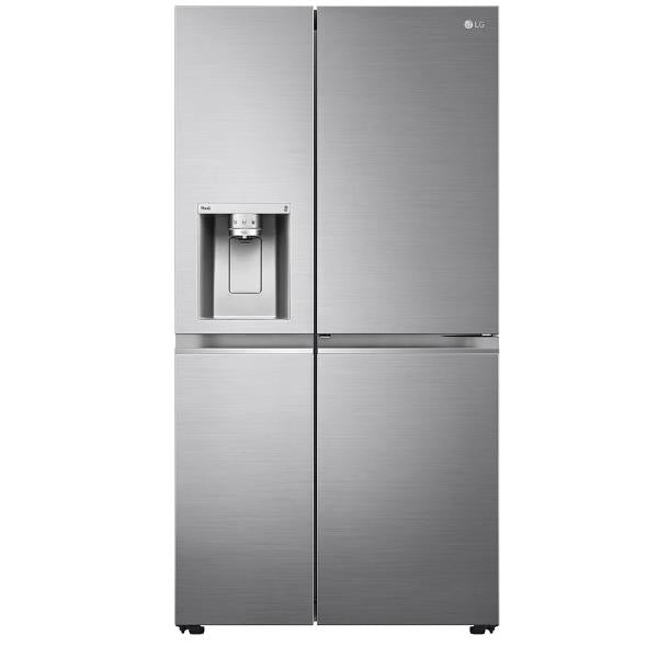 frigoriero lg smart side by side gsjv91pzae 635 litri classe energetica e a179xl91xp73 5 total no frost funzione ghiaccio tritato frost door in door wi fi con smartthinq inox