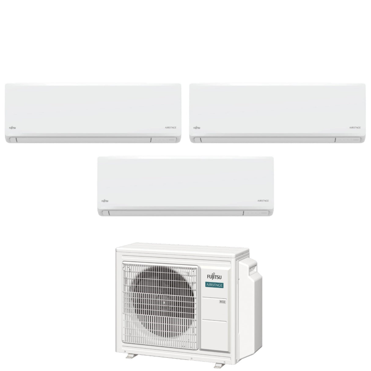 fujitsu condizionatore fujitsu trial split inverter kn airstage 999 con aoeg24kbca3 r 32 wi fi integrato