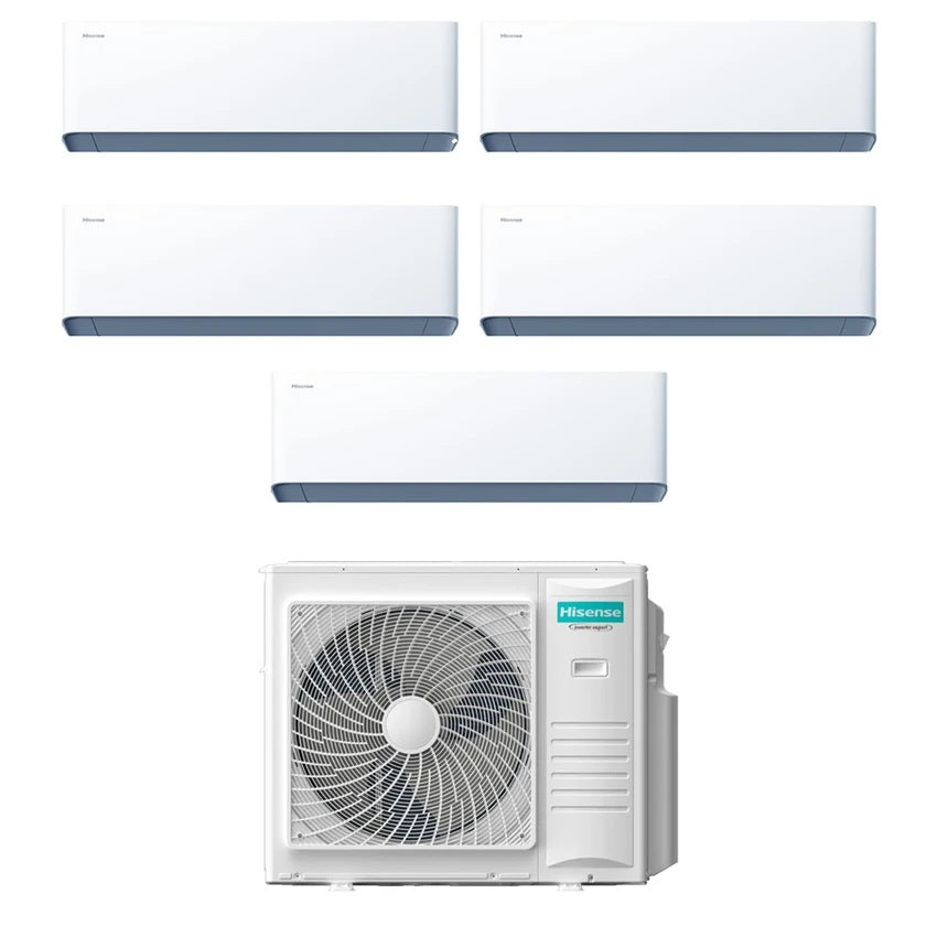 hisense condizionatore hisense penta split uni hb 77777 con 5amw105u4rqc r 32 wi fi integrato