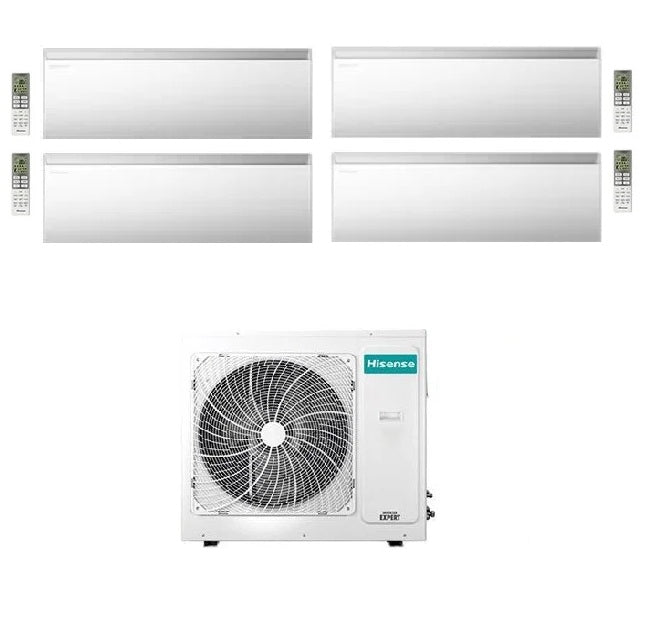 hisense condizionatore quadri split hisense air master 99918 btu con 5amw105u4rqc r 32 wi fi integrato