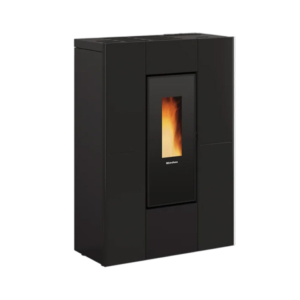 la nordica stufa a pellet la nordica extraflame marilena plus 5 0 da 80 kw wi fi optional con telecomando ean 8008269008296