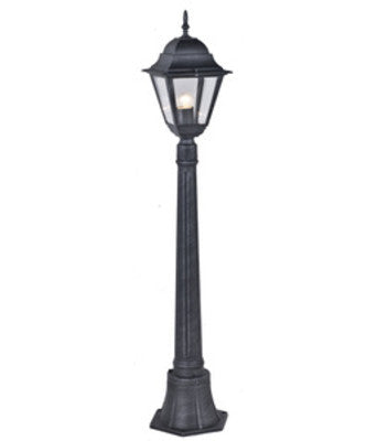 lampione new york h cm.110 a 1 luce grigio