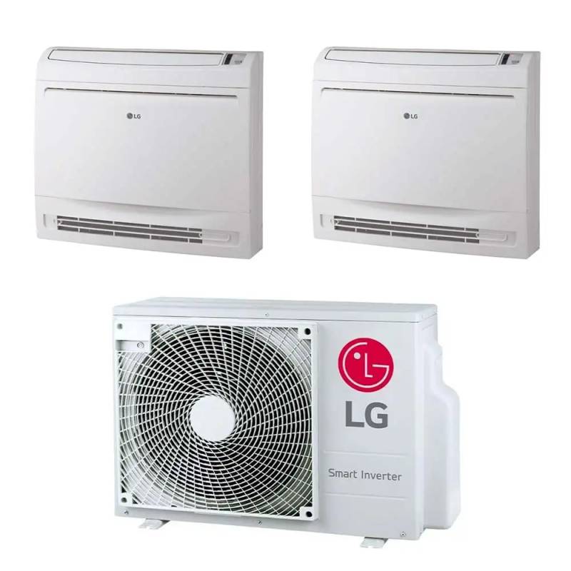 lg condizionatore dual split console lg 912 btu con mu2r17 r 32 wi fi optional