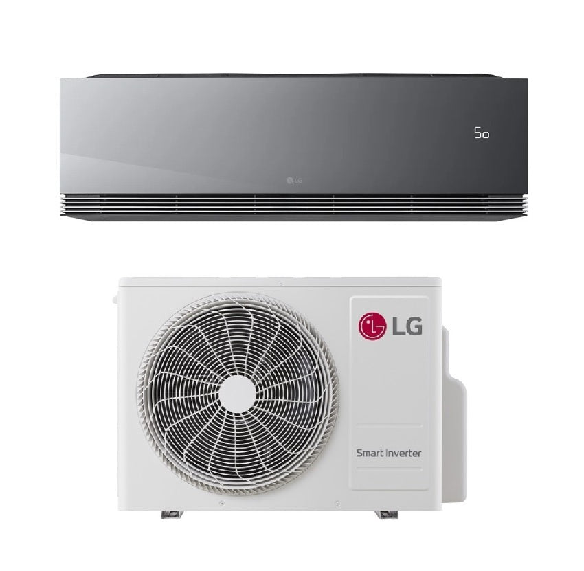lg condizionatore lg artcool mirror ai air 18000 btu aa18sp r 32 wi fi integrato