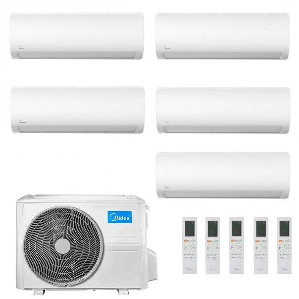 midea condizionatore midea penta split inverter serie xtreme pro green 900012000120001200012000 btu con m5oe 42 r 32 wi fi integrato