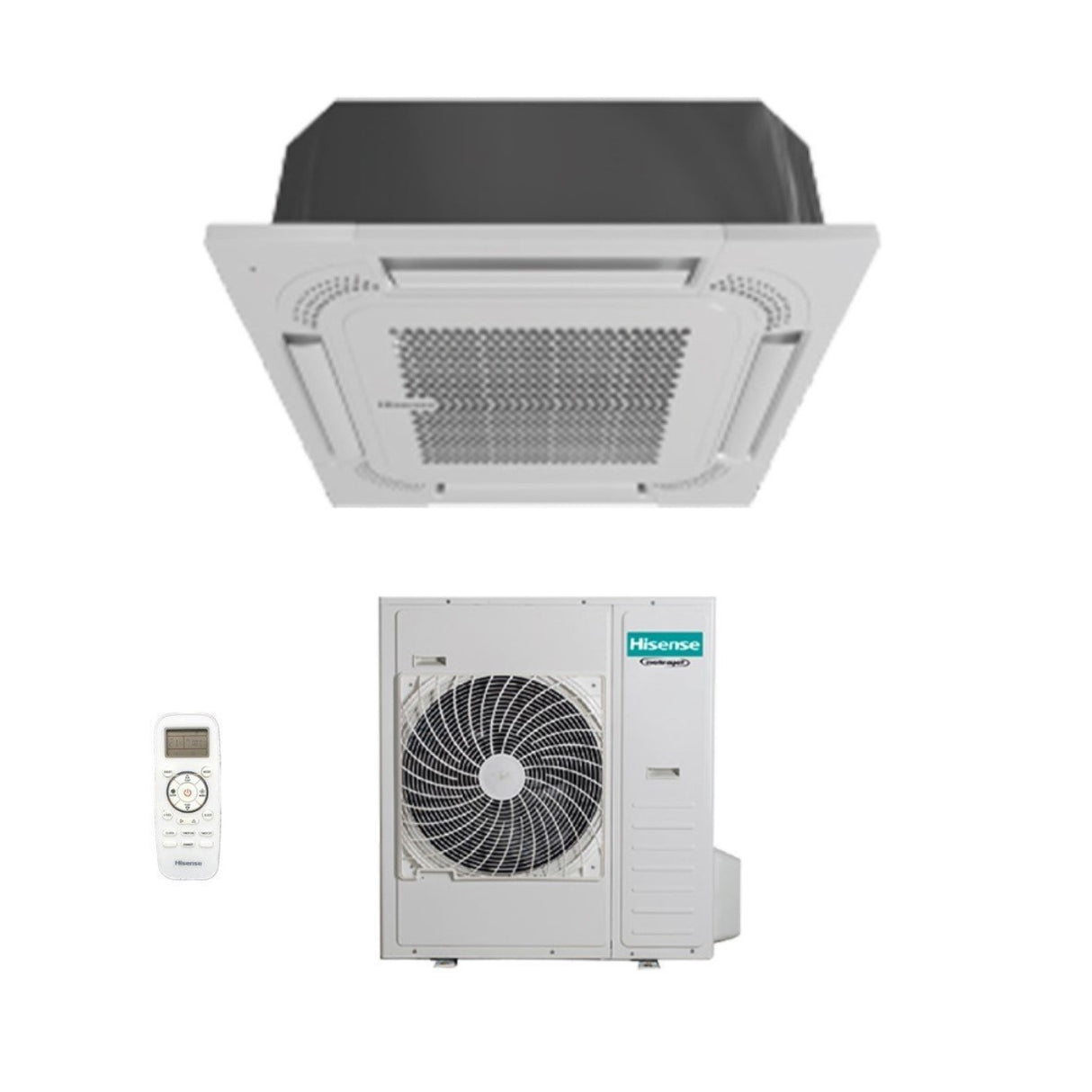 offerta climatizzatore condizionatore hisense a cassetta 36000 btu auc105ur4sgb3 _ auw105u4ra4 r 32 con telecomando e pannello incluso