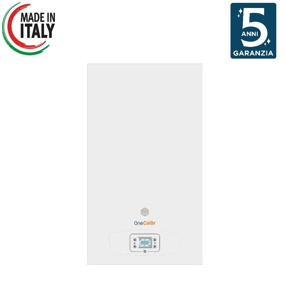 onecalor caldaia a condensazione onecalor e xperience ls 35 metanogpl low nox wi fi ready completa di kit scarico fumi