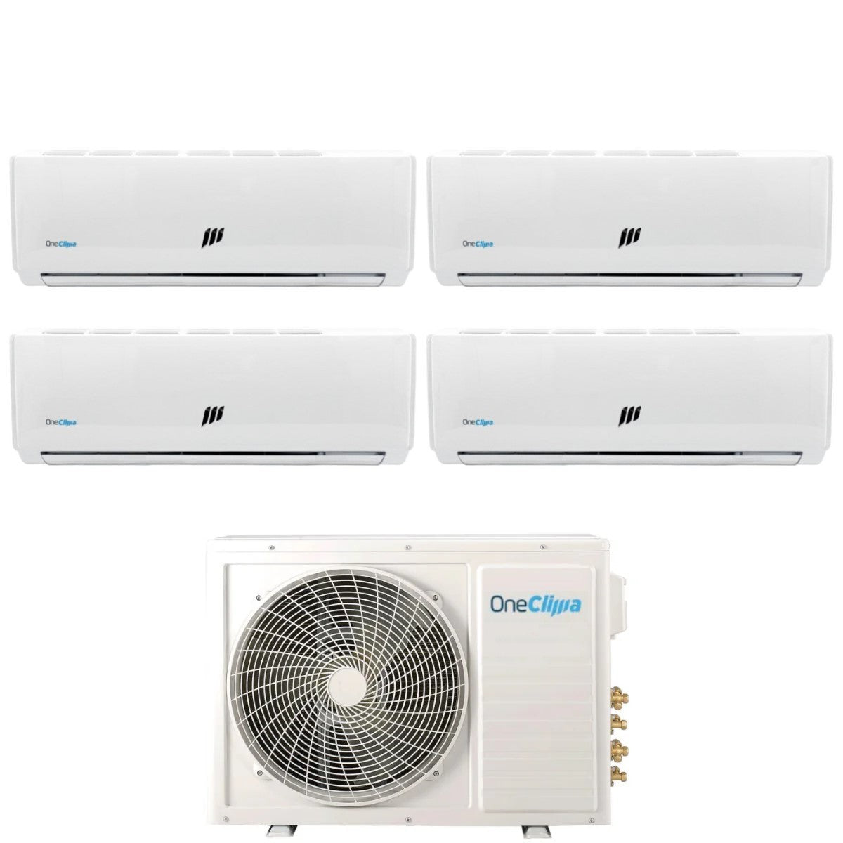 oneclima condizionatore quadri split oneclima pro 9999 con mlt32x4y24 r 32 wi fi optional
