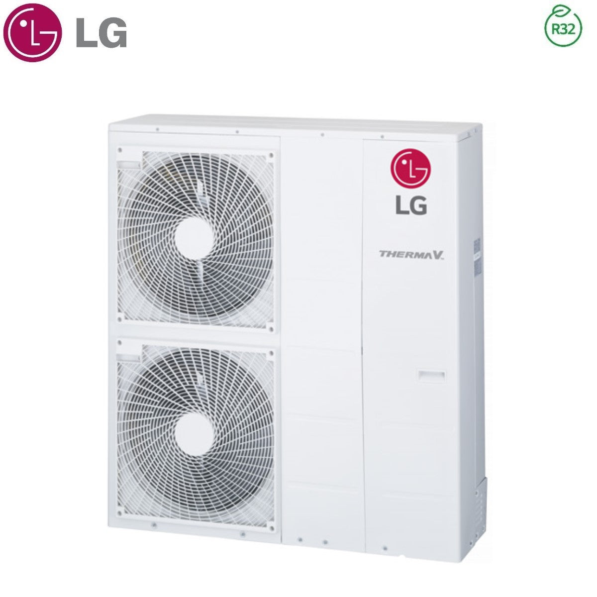 pompa di calore mini chiller inverter lg therma v monoblocco 14 kw hm141m.u33 monofase r 32