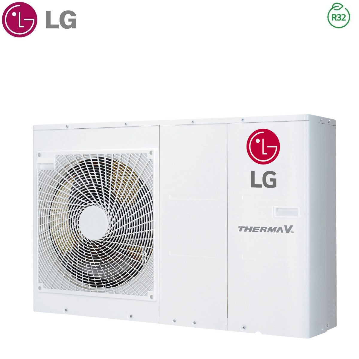 pompa di calore mini chiller inverter lg therma v monoblocco 7 kw hm071mr.u44 monofase r 32