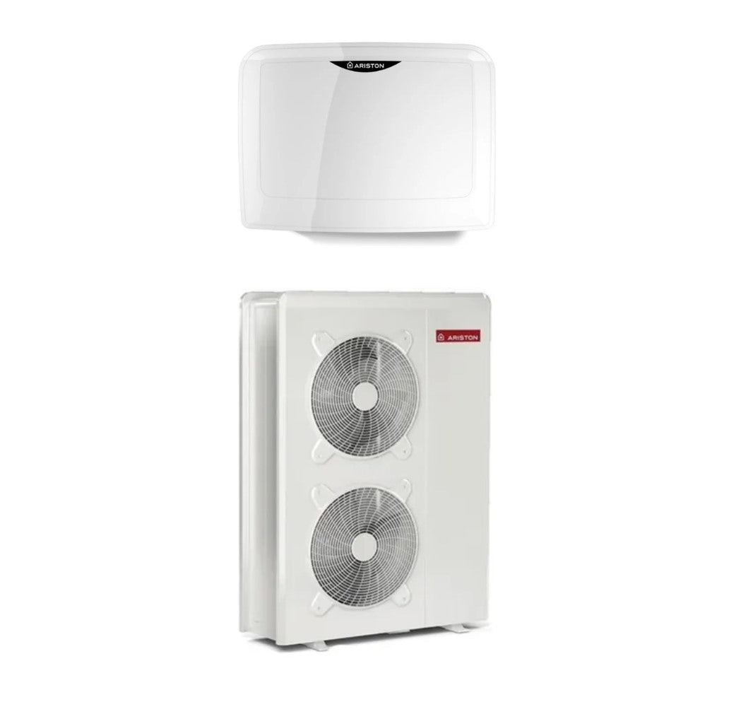 pompa di calore monoblocco aria acqua inverter ariston nimbus pocket m net 150t r 32 trifase 3301877 classe a___ a___