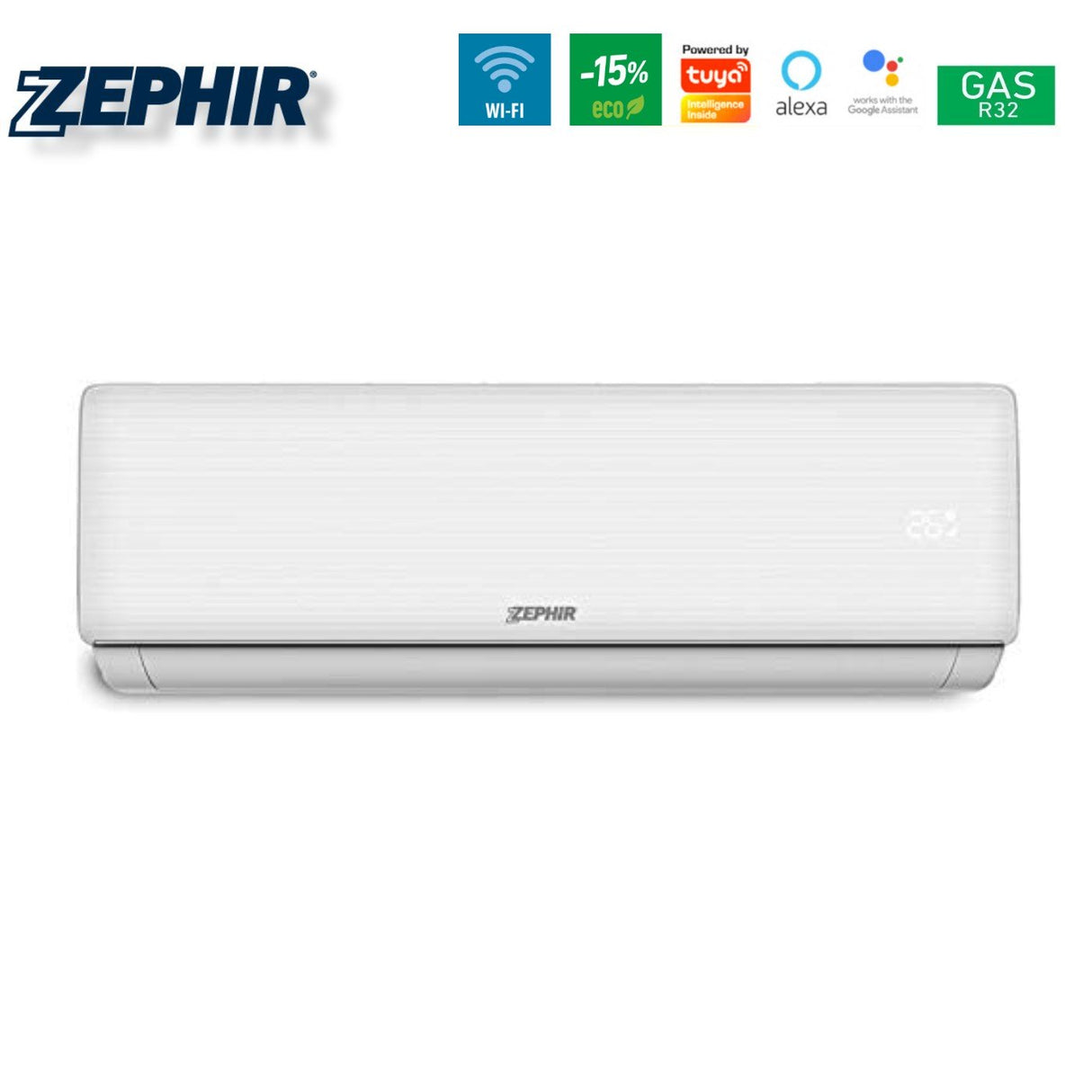pronta consegna climatizzatore condizionatore zephir inverter serie advance wifi smart 9000 btu ztq9000wifi r 32 wi fi integrato classe a__ a_