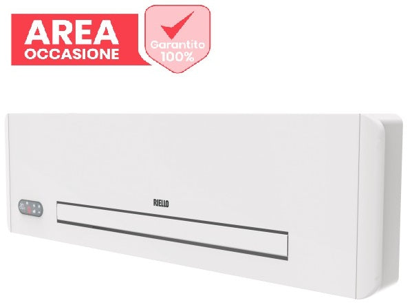 riello area occasioni 2756 ventilconvettore fan coil a parete riello design wall 17 con telecomando 20186361 165 kw