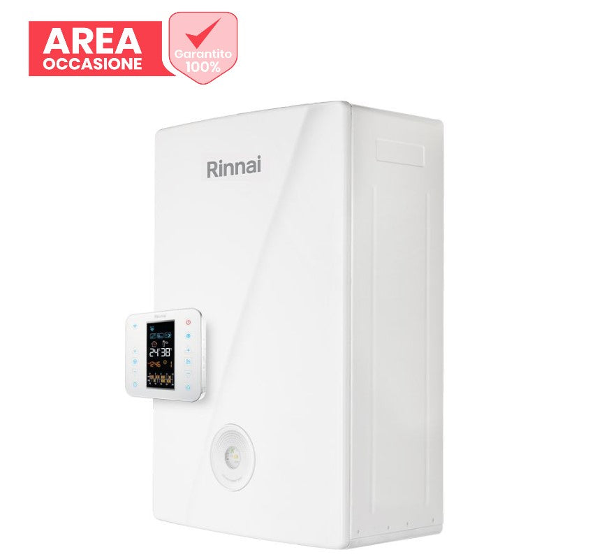 rinnai area occasioni caldaia rinnai a condensazione momiji 29 kw con cronotermostato wi fi intergrato gpl low nox reb kai2529ff con kit scarico fumi sdoppiato di serie