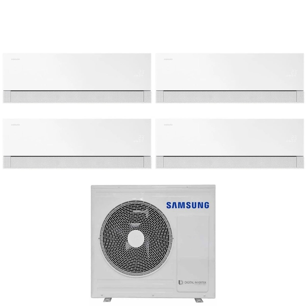 samsung condizionatore quadri split samsung windfree premiere white 7779 con aj080txj4kg r 32 wi fi integrato
