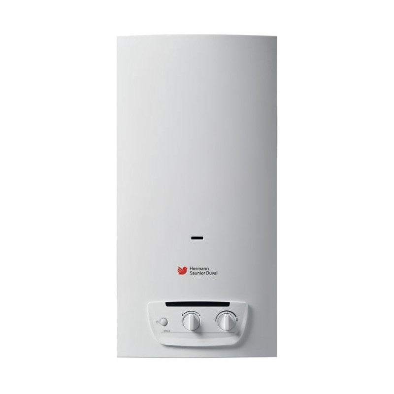 scaldabagno a gas camera aperta hermann saunier duval opalia c 11 low nox 11 1 lix p accensione elettronica gpl novita