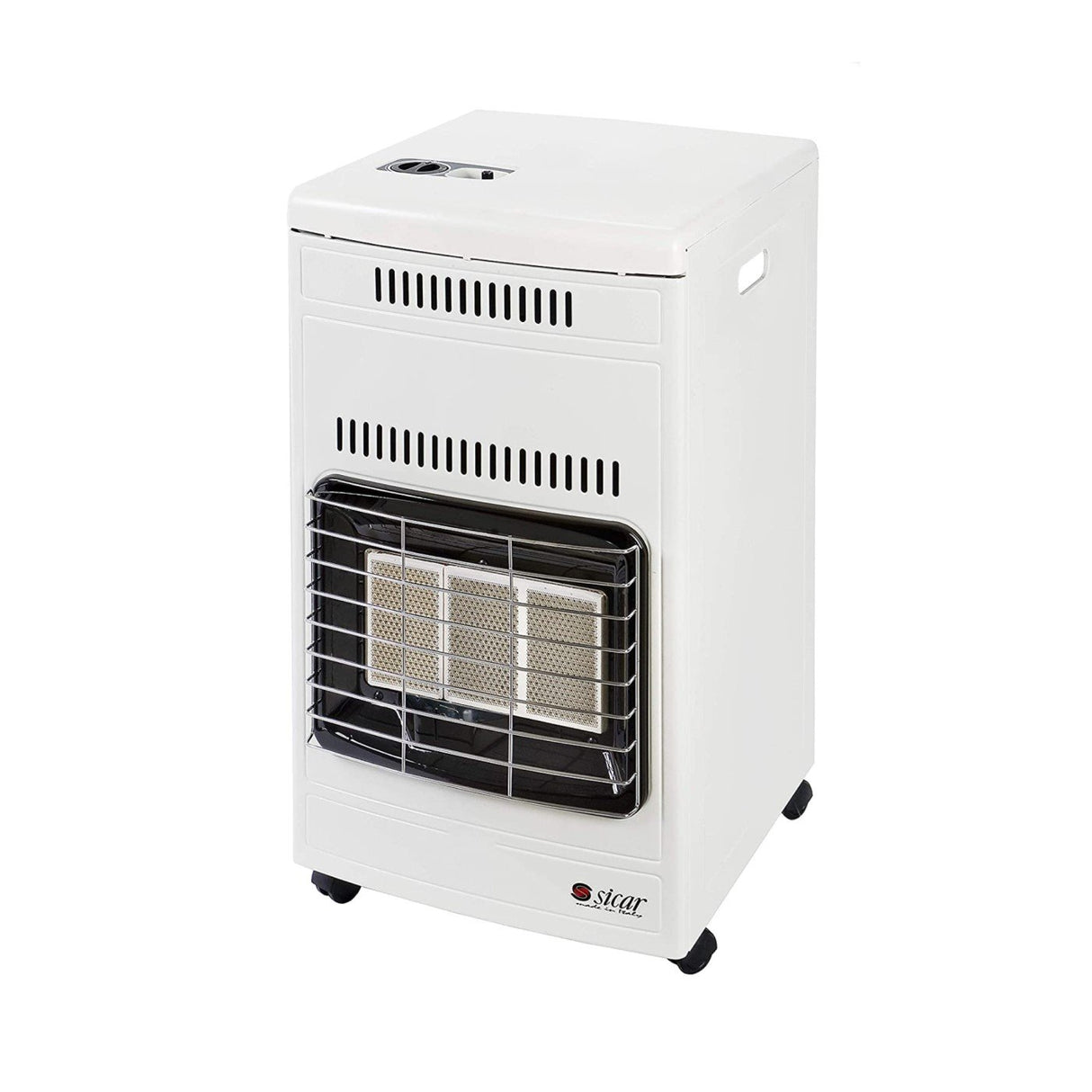 stufa a raggi infrarossi gpl bianca