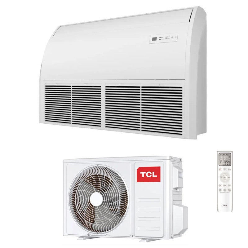 tcl condizionatore tcl soffitto pavimento 36000 btu mn36l1 r 32 wi fi optional con comando incluso