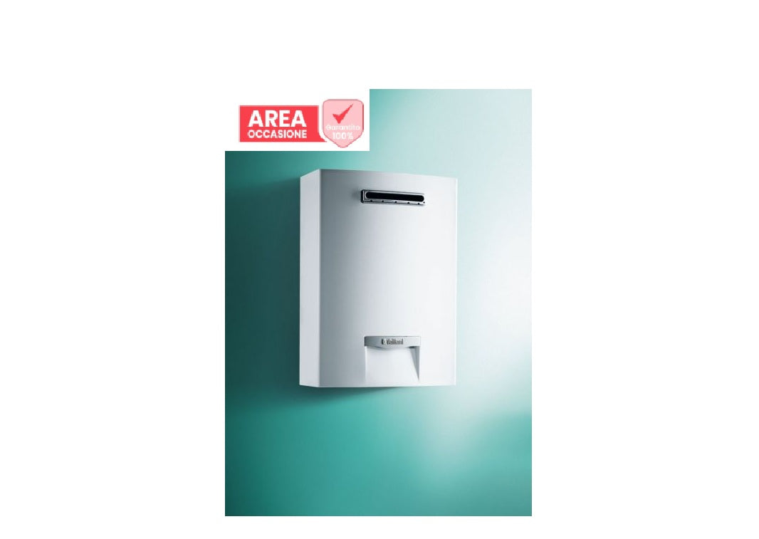 vaillant area occasioni 3134 scaldabagno a gas vaillant per esterno outsidemag 17 litri low nox cod mag 1781 5 rt metano