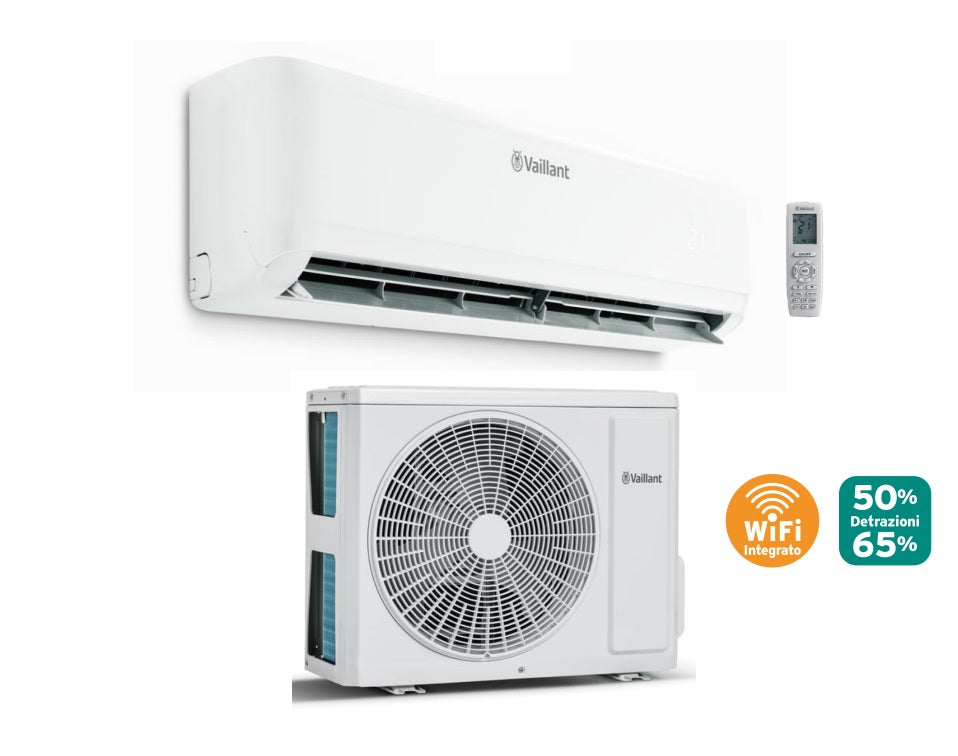vaillant climatizzatore condizionatore vaillant inverter climavair pro 12000 btu a wi fi integrato vaib 1 035 wn