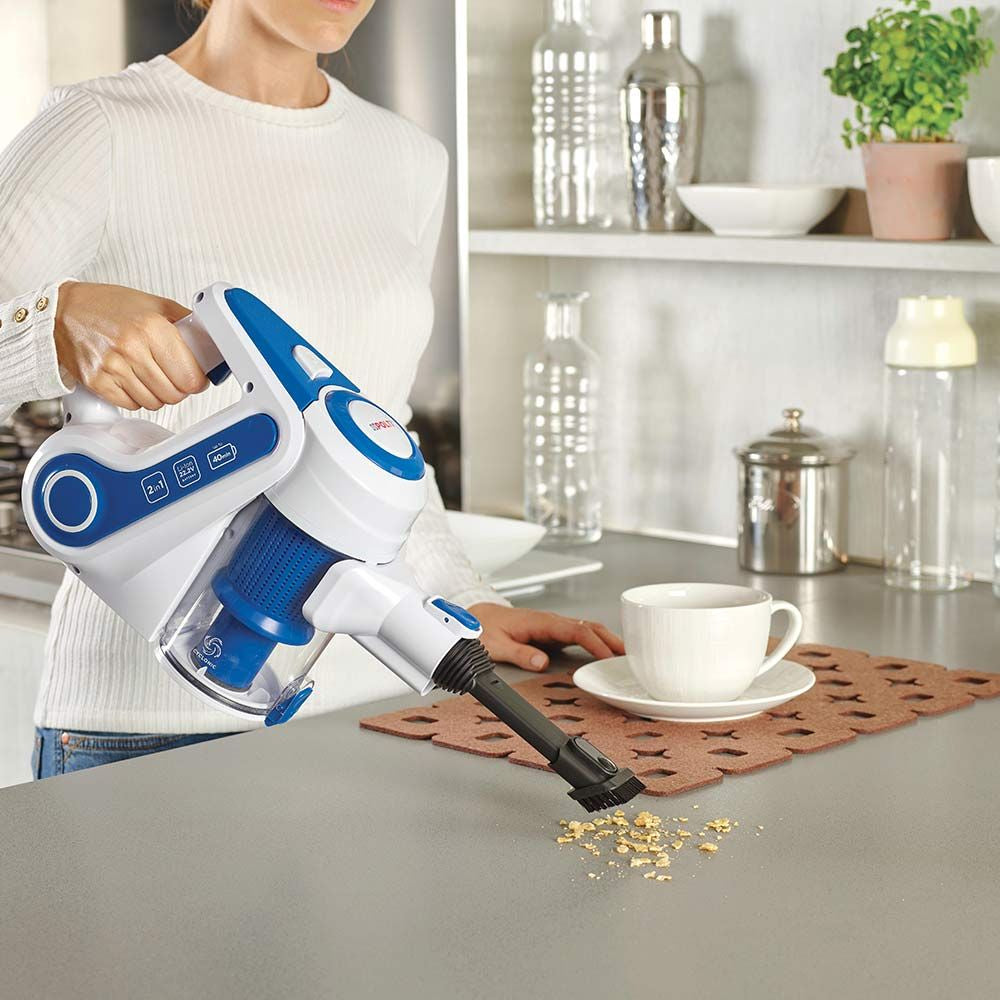 polti scopa elettrica senza filo polti forzaspira slim sr90b 22 2 v bianco ean 8007411012495