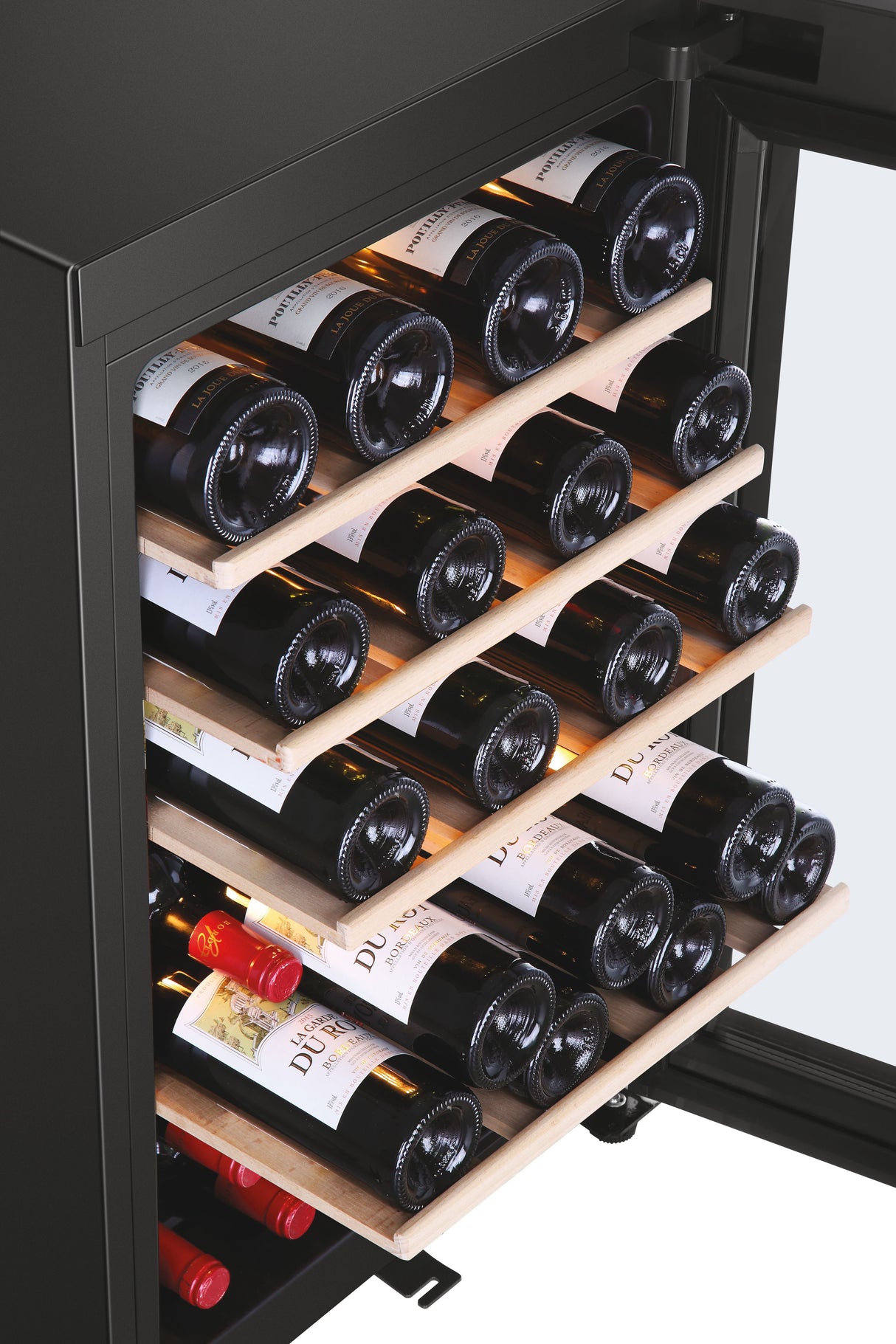 haier cantinetta vino haier wine bank 50 serie 5 hws49ga con compressore libera installazione nero 49 bottiglie ean 6930265399363