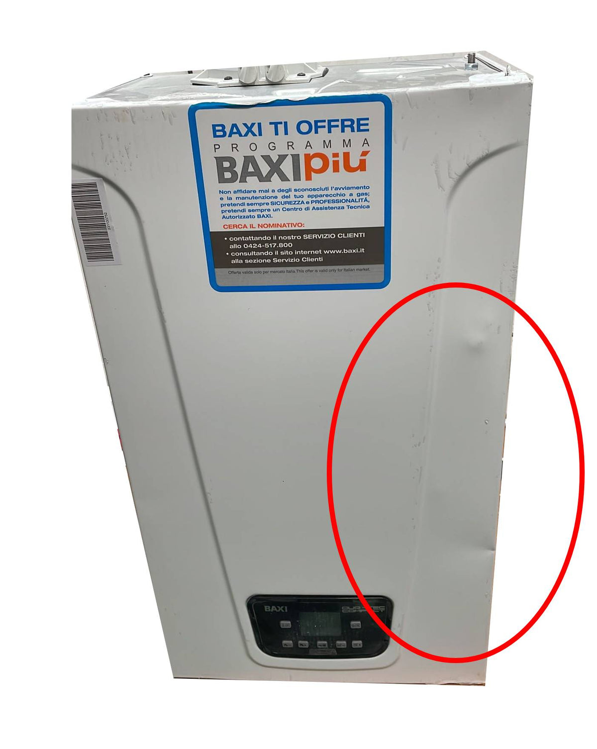 area occasioni caldaia baxi duo tec compact e 24 kw a condensazione low nox completa di kit scarico fumi coassiale metano o gpl novita duo tec ao968