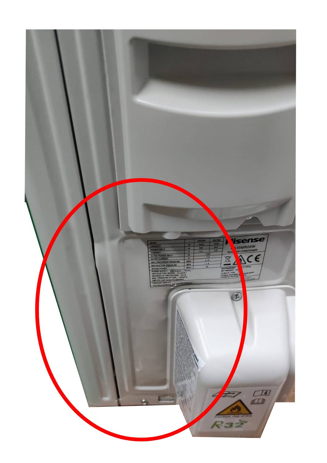 area occasioni climatizzatore condizionatore hisense inverter serie easy smart 12000 btu ca35mr05g _ ca35mr05w r 32 wi fi optional classe a__ a_ novita 2023 ao886