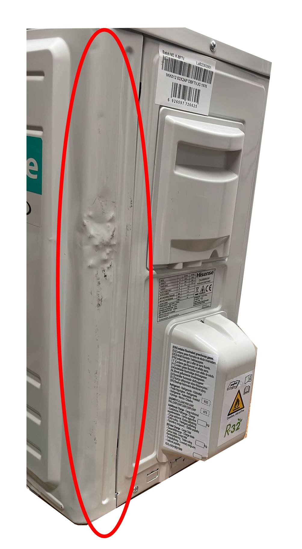 area occasioni climatizzatore condizionatore hisense inverter serie easy smart 12000 btu ca35mr05g + ca35mr05w r 32 wi fi optional classe a++ a+ novita 2023 ao1033
